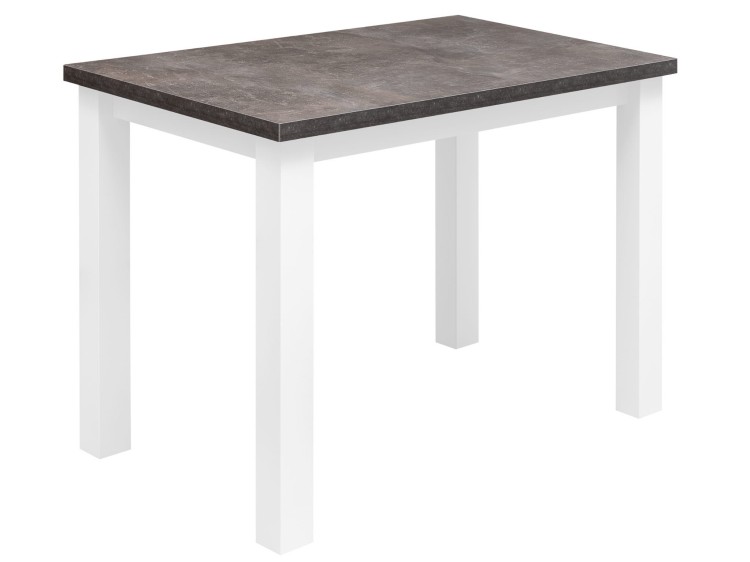 Stół do kuchni jadalni salonu 100x70 biały/beton - internetowy sklep meblowy Bird Meble