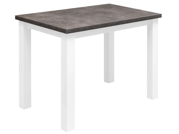 Stół do kuchni jadalni salonu 100x70 biały/beton - internetowy sklep meblowy Bird Meble