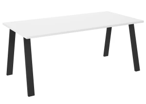 Stół do jadalni metalowe nogi Kleo 185x90 Biały