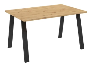 Stół do jadalni metalowe nogi Kleo 138x90 Dąb Artisan