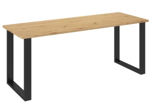 Stół do jadalni loftowy Imperial 185x67 Dąb Artisan