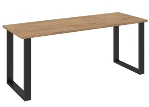 Stół do jadalni loftowy Imperial 185x67 Dąb Lancelot