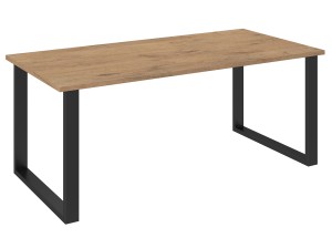 Stół do jadalni loftowy Imperial 185x90 Dąb Lancelot