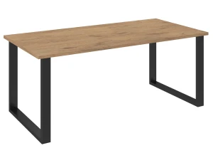 Stół do jadalni loftowy Imperial 185x90 Dąb Lancelot