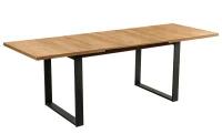 Nowoczesny industrialny stół rozkładany do jadalni salonu  Venice 150/230x80 dąb craft- internetowy sklep meblowy Bird Meble