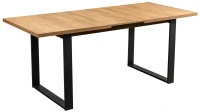 Nowoczesny stół rozkładany do jadalni salonu industrialny loft Venice 150/230x80 dąb craft- internetowy sklep meblowy Bird Meble