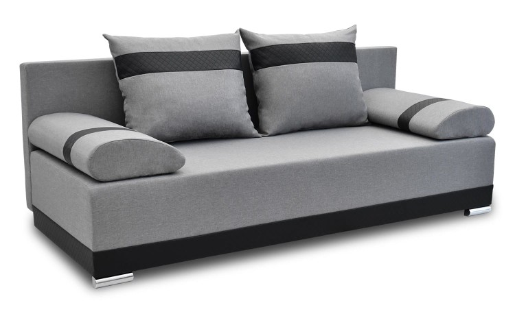 Kanapa rozkładana sofa z funkcją spania Orlean szara - internetowy sklep meblowy Bird Meble