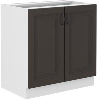 Szafka kuchenna STILO 80 D 2F Grafit/Biały