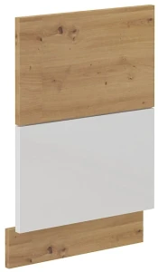 Front do zmywarki z panelem odkrytym ARTISAN 45 cm Biały/Dąb Artisan
