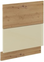 Front do zmywarki z panelem ARTISAN 60 cm Krem/Dąb Artisan
