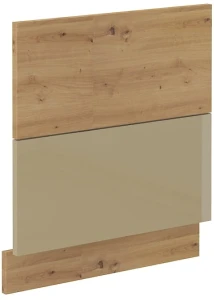 Front do zmywarki z panelem odkrytym ARTISAN 60 cm Cappucino/Dąb Artisan
