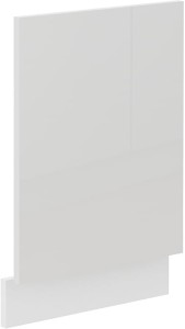 Front do zmywarki z panelem odkrytym LARA 45 cm Biały/Biały