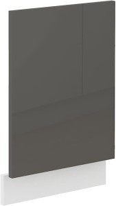 Front do zmywarki z panelem odkrytym LARA 45 cm Grafit/Biały