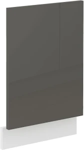 Front do zmywarki z panelem odkrytym LARA 45 cm Grafit/Biały