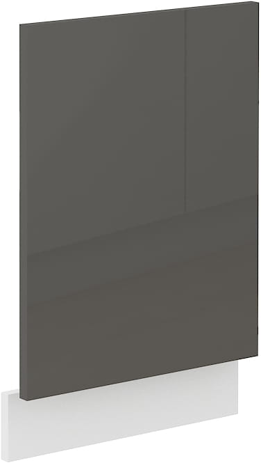 Front do zmywarki z panelem odkrytym LARA 45 cm Grafit/Biały