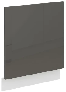 Front do zmywarki z panelem odkrytym LARA 60 cm Grafit/Biały