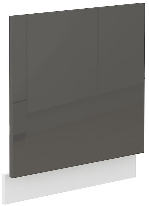 Front do zmywarki z panelem odkrytym LARA 60 cm Grafit/Biały