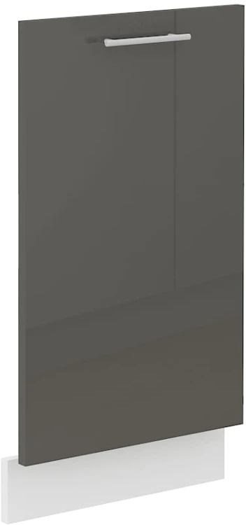 Front do zmywarki z panelem zakrytym LARA 45 cm Grafit/Biały