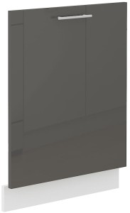 Front do zmywarki z panelem zakrytym LARA 60 cm Grafit/Biały