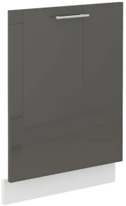 Front do zmywarki z panelem zakrytym LARA 60 cm Grafit/Biały