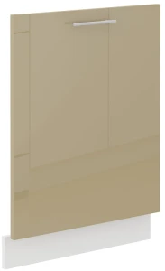 Front do zmywarki z panelem zakrytym LARA 60 cm Cappucino/Biały