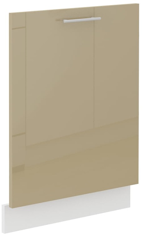 Front do zmywarki z panelem zakrytym LARA 60 cm Cappucino/Biały