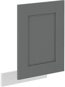 Front do zmywarki z panelem odkrytym LUNA 45 cm Szary/Biały