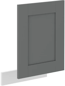 Front do zmywarki z panelem odkrytym LUNA 45 cm Szary/Biały