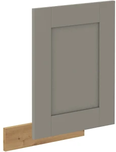 Front do zmywarki z panelem odkrytym LUNA 45 cm Gliniasty Szary/Dąb Artisan