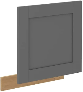 Front do zmywarki z panelem odkrytym LUNA 60 cm Szary/Dąb Artisan