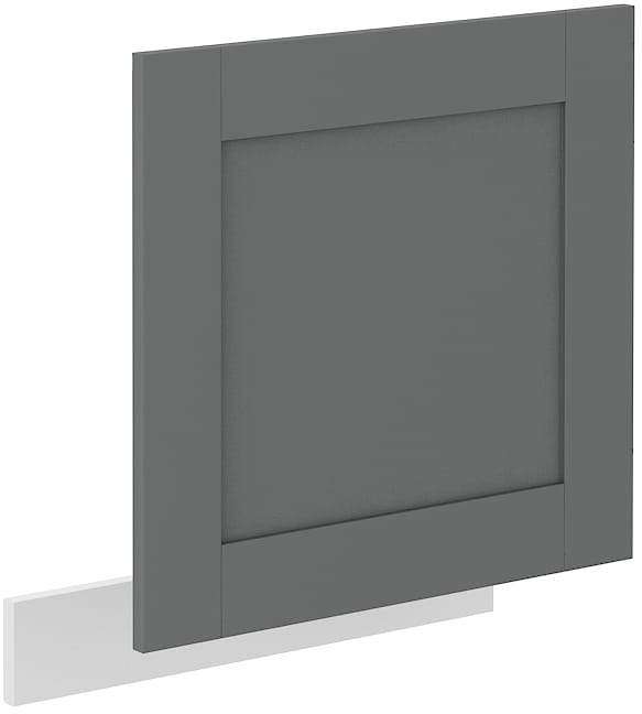 Front do zmywarki z panelem w kolorze szary/biała 60 cm z kolekcji LUNA