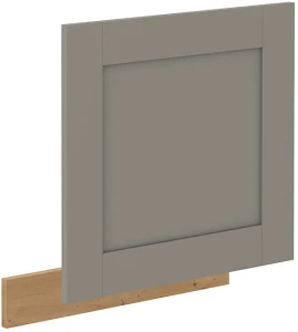 Front do zmywarki z panelem odkrytym LUNA 60 cm Gliniasty Szary/Dąb Artisan