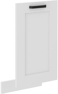 Front do zmywarki z panelem zakrytym LUNA 45 cm Biały/Biały
