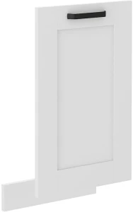 Front do zmywarki z panelem zakrytym LUNA 45 cm Biały/Biały