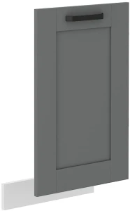 Front do zmywarki z panelem zakrytym LUNA 45 cm Szary/Biały