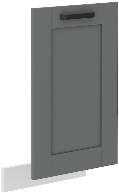 Front do zmywarki w kolorze szary/biały 45 cm z kolekcji LUNA