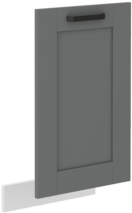 Front do zmywarki w kolorze szary/biały 45 cm z kolekcji LUNA