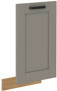 Front do zmywarki z panelem zakrytym LUNA 45 cm Gliniasty Szary/Dąb Artisan