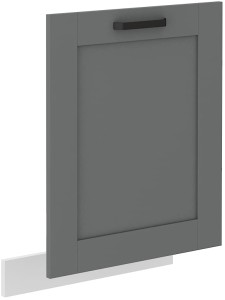 Front do zmywarki z panelem zakrytym LUNA 60 cm Szary/Biały
