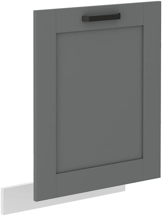 Front do zmywarki w kolorze szary/biały 60 cm z kolekcji LUNA