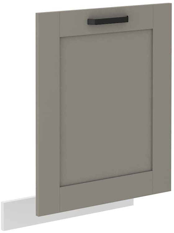 Front do zmywarki w kolorze gliniasty szary/biały 60 cm z kolekcji LUNA