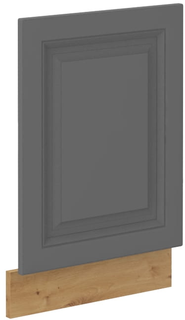 Front  Szary/Dąb Artisan do zmywarki z panelem odkrytym STILO 45 cm