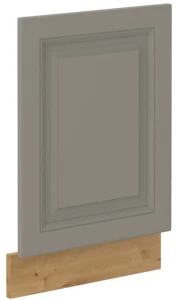 Front do zmywarki z panelem odkrytym STILO 45 cm Gliniasty Szary/Dąb Artisan