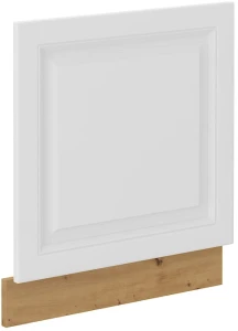 Front do zmywarki z panelem odkrytym STILO 60 cm Biały/Dąb Artisan
