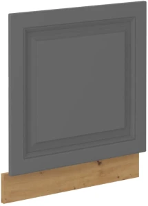 Front do zmywarki z panelem odkrytym STILO 60 cm Szary/Dąb Artisan