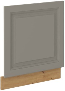 Front do zmywarki z panelem odkrytym STILO 60 cm Gliniasty Szary/Dąb Artisan