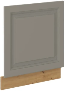 Front do zmywarki z panelem odkrytym STILO 60 cm Gliniasty Szary/Dąb Artisan