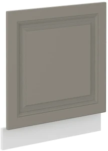 Front do zmywarki z panelem odkrytym STILO 60 cm Gliniasty Szary/Biały