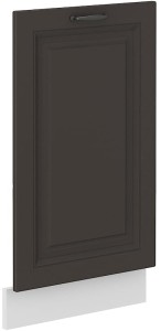 Front do zmywarki z panelem zakrytym STILO 45 cm  Grafit/Biały