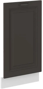 Front do zmywarki z panelem zakrytym STILO 45 cm  Grafit/Biały